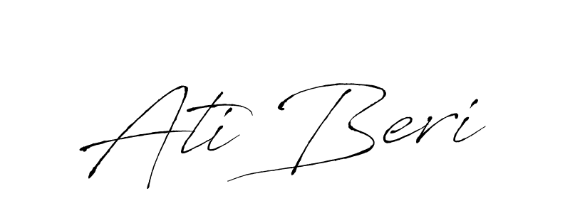 Make a beautiful signature design for name Ati Beri. With this signature (Antro_Vectra) style, you can create a handwritten signature for free. Ati Beri signature style 6 images and pictures png