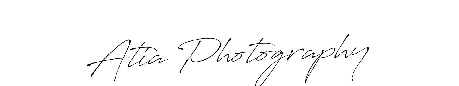 Make a beautiful signature design for name Atia Photography. With this signature (Antro_Vectra) style, you can create a handwritten signature for free. Atia Photography signature style 6 images and pictures png