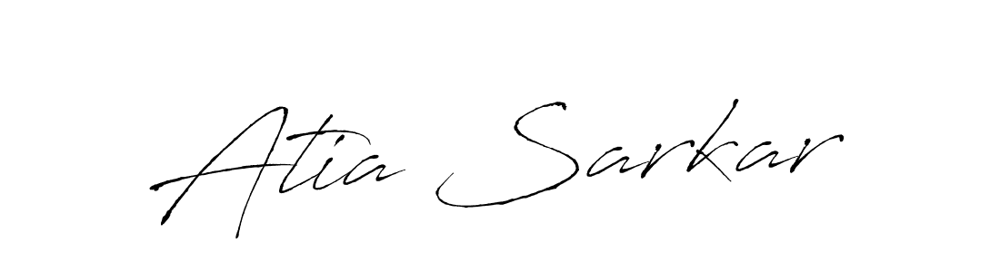 Atia Sarkar stylish signature style. Best Handwritten Sign (Antro_Vectra) for my name. Handwritten Signature Collection Ideas for my name Atia Sarkar. Atia Sarkar signature style 6 images and pictures png