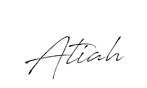 Make a beautiful signature design for name Atiah. With this signature (Antro_Vectra) style, you can create a handwritten signature for free. Atiah signature style 6 images and pictures png
