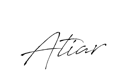 Create a beautiful signature design for name Atiar. With this signature (Antro_Vectra) fonts, you can make a handwritten signature for free. Atiar signature style 6 images and pictures png