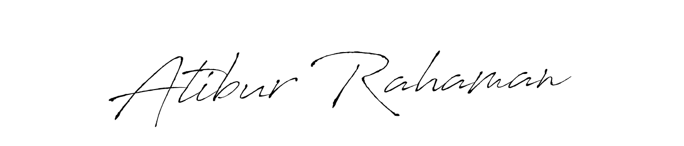 Make a beautiful signature design for name Atibur Rahaman. With this signature (Antro_Vectra) style, you can create a handwritten signature for free. Atibur Rahaman signature style 6 images and pictures png