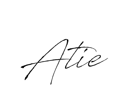 How to make Atie signature? Antro_Vectra is a professional autograph style. Create handwritten signature for Atie name. Atie signature style 6 images and pictures png