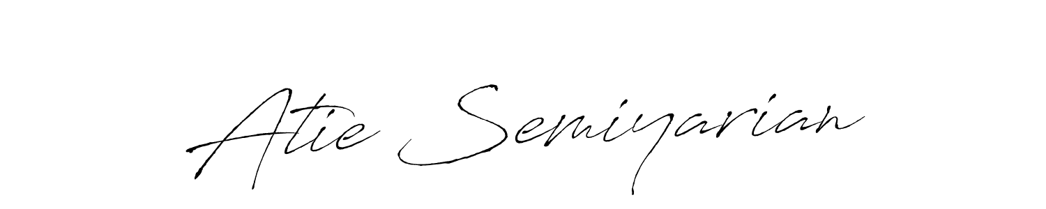 This is the best signature style for the Atie Semiyarian name. Also you like these signature font (Antro_Vectra). Mix name signature. Atie Semiyarian signature style 6 images and pictures png