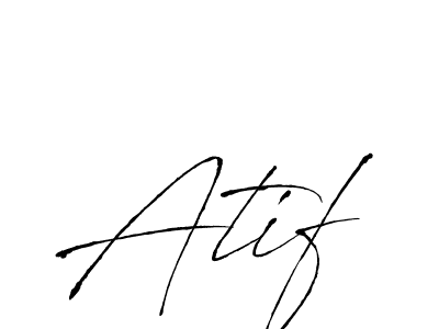 How to make Atif signature? Antro_Vectra is a professional autograph style. Create handwritten signature for Atif name. Atif signature style 6 images and pictures png