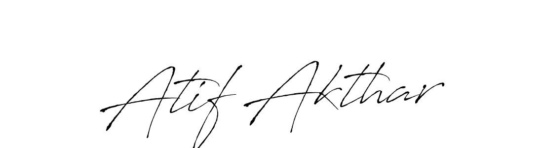 Also You can easily find your signature by using the search form. We will create Atif Akthar name handwritten signature images for you free of cost using Antro_Vectra sign style. Atif Akthar signature style 6 images and pictures png
