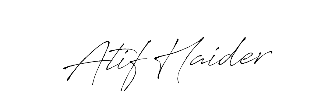The best way (Antro_Vectra) to make a short signature is to pick only two or three words in your name. The name Atif Haider include a total of six letters. For converting this name. Atif Haider signature style 6 images and pictures png