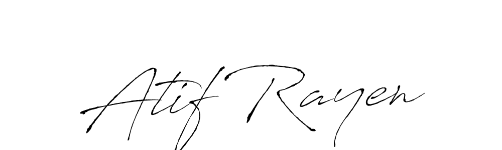 Create a beautiful signature design for name Atif Rayen. With this signature (Antro_Vectra) fonts, you can make a handwritten signature for free. Atif Rayen signature style 6 images and pictures png