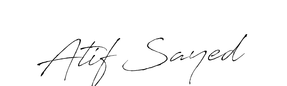 Make a beautiful signature design for name Atif Sayed. Use this online signature maker to create a handwritten signature for free. Atif Sayed signature style 6 images and pictures png