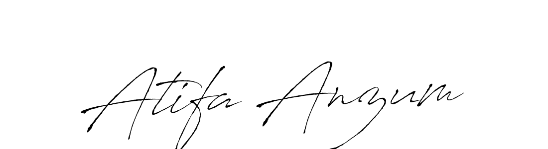 Also we have Atifa Anzum name is the best signature style. Create professional handwritten signature collection using Antro_Vectra autograph style. Atifa Anzum signature style 6 images and pictures png