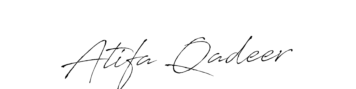 Use a signature maker to create a handwritten signature online. With this signature software, you can design (Antro_Vectra) your own signature for name Atifa Qadeer. Atifa Qadeer signature style 6 images and pictures png