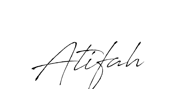 if you are searching for the best signature style for your name Atifah. so please give up your signature search. here we have designed multiple signature styles  using Antro_Vectra. Atifah signature style 6 images and pictures png