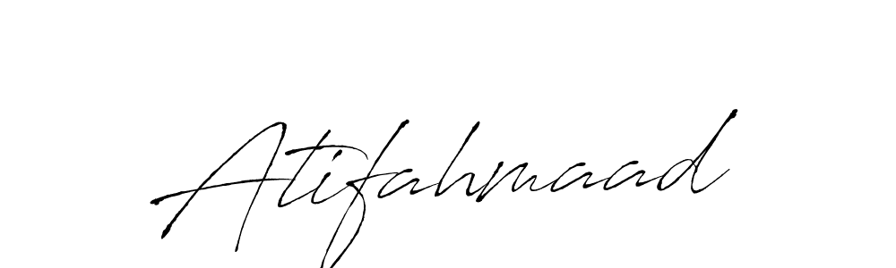 The best way (Antro_Vectra) to make a short signature is to pick only two or three words in your name. The name Atifahmaad include a total of six letters. For converting this name. Atifahmaad signature style 6 images and pictures png