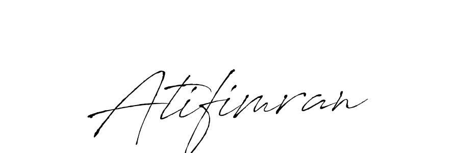 How to make Atifimran name signature. Use Antro_Vectra style for creating short signs online. This is the latest handwritten sign. Atifimran signature style 6 images and pictures png