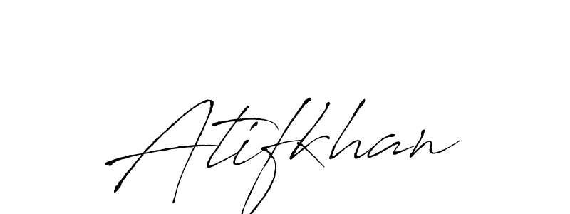 Design your own signature with our free online signature maker. With this signature software, you can create a handwritten (Antro_Vectra) signature for name Atifkhan. Atifkhan signature style 6 images and pictures png