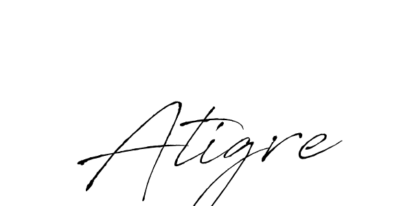 The best way (Antro_Vectra) to make a short signature is to pick only two or three words in your name. The name Atigre include a total of six letters. For converting this name. Atigre signature style 6 images and pictures png