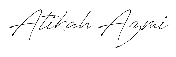 Discover the perfect balance of readability and style for Atikah Azmi with Antro_Vectra font. Create your dream signature today. Atikah Azmi signature style 6 images and pictures png