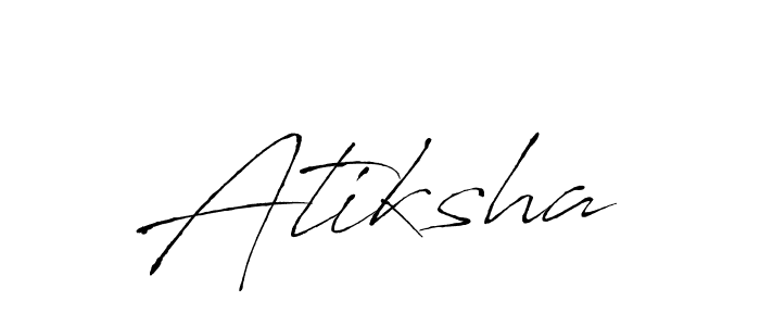 The best way (Antro_Vectra) to make a short signature is to pick only two or three words in your name. The name Atiksha include a total of six letters. For converting this name. Atiksha signature style 6 images and pictures png