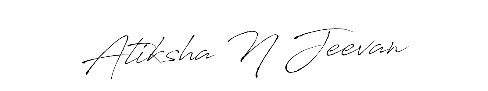 See photos of Atiksha N Jeevan official signature by Spectra . Check more albums & portfolios. Read reviews & check more about Antro_Vectra font. Atiksha N Jeevan signature style 6 images and pictures png