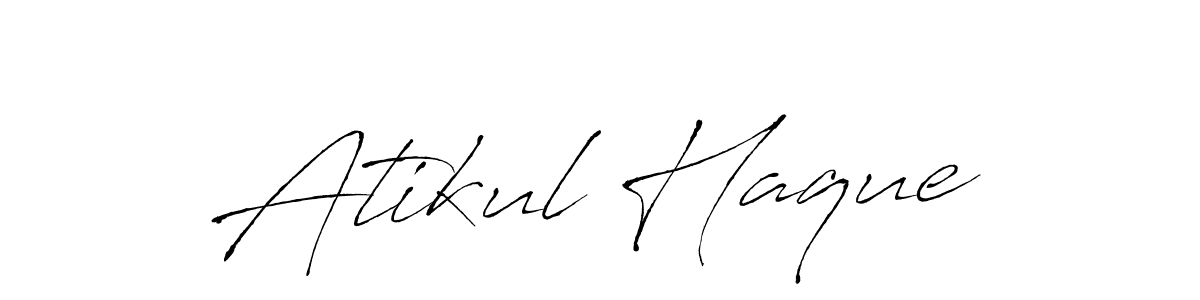 Also we have Atikul Haque name is the best signature style. Create professional handwritten signature collection using Antro_Vectra autograph style. Atikul Haque signature style 6 images and pictures png