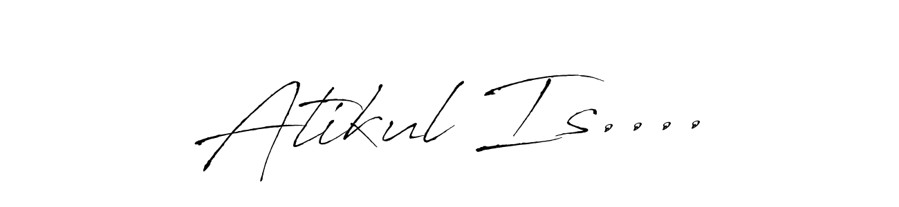 You can use this online signature creator to create a handwritten signature for the name Atikul Is..... This is the best online autograph maker. Atikul Is.... signature style 6 images and pictures png