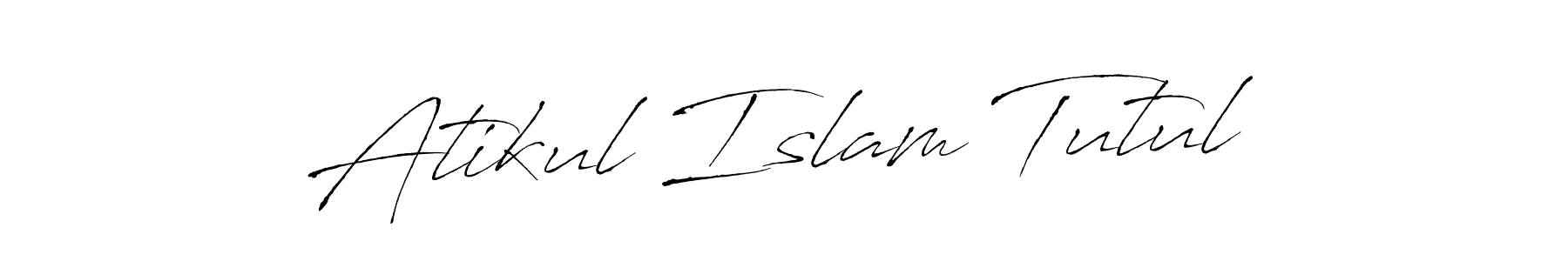 How to make Atikul Islam Tutul signature? Antro_Vectra is a professional autograph style. Create handwritten signature for Atikul Islam Tutul name. Atikul Islam Tutul signature style 6 images and pictures png