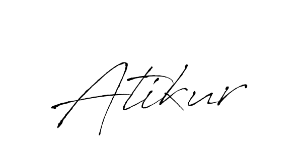 Design your own signature with our free online signature maker. With this signature software, you can create a handwritten (Antro_Vectra) signature for name Atikur. Atikur signature style 6 images and pictures png