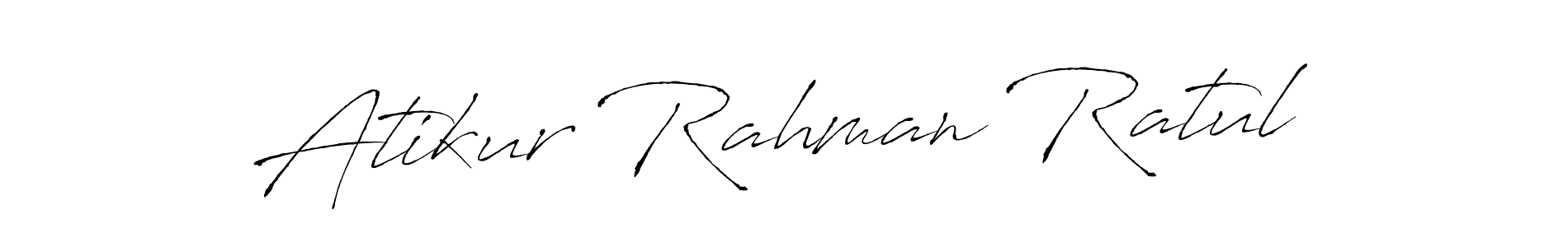 Also we have Atikur Rahman Ratul name is the best signature style. Create professional handwritten signature collection using Antro_Vectra autograph style. Atikur Rahman Ratul signature style 6 images and pictures png