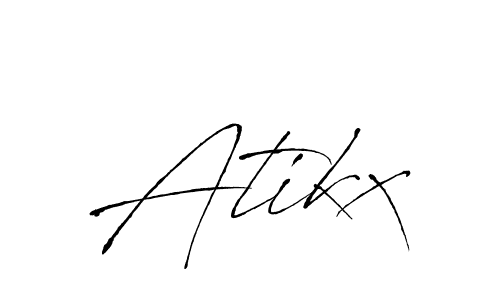 Create a beautiful signature design for name Atikx. With this signature (Antro_Vectra) fonts, you can make a handwritten signature for free. Atikx signature style 6 images and pictures png