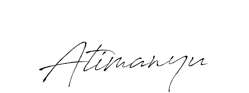 Antro_Vectra is a professional signature style that is perfect for those who want to add a touch of class to their signature. It is also a great choice for those who want to make their signature more unique. Get Atimanyu name to fancy signature for free. Atimanyu signature style 6 images and pictures png