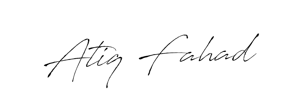 It looks lik you need a new signature style for name Atiq Fahad. Design unique handwritten (Antro_Vectra) signature with our free signature maker in just a few clicks. Atiq Fahad signature style 6 images and pictures png