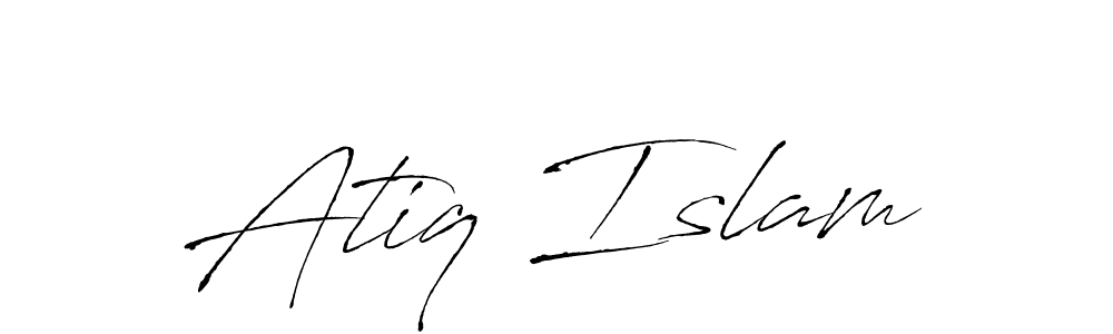 Also we have Atiq Islam name is the best signature style. Create professional handwritten signature collection using Antro_Vectra autograph style. Atiq Islam signature style 6 images and pictures png