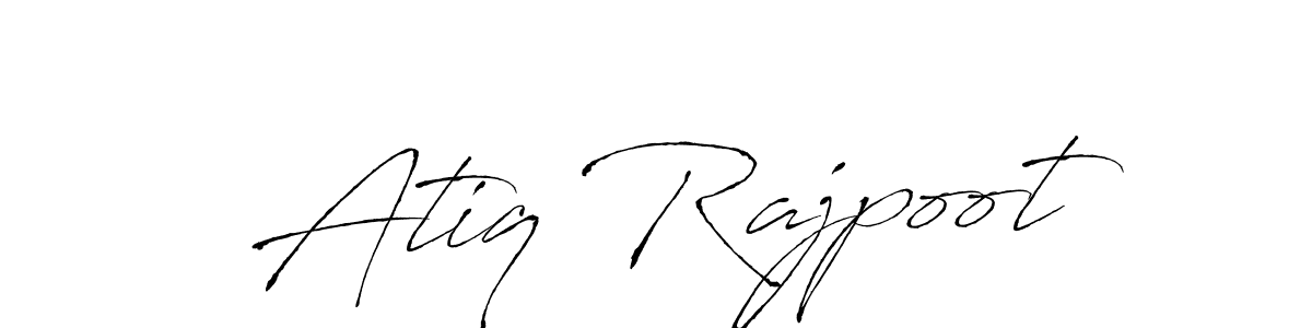 Use a signature maker to create a handwritten signature online. With this signature software, you can design (Antro_Vectra) your own signature for name Atiq Rajpoot. Atiq Rajpoot signature style 6 images and pictures png