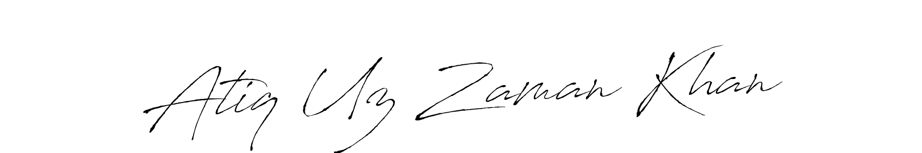 You can use this online signature creator to create a handwritten signature for the name Atiq Uz Zaman Khan. This is the best online autograph maker. Atiq Uz Zaman Khan signature style 6 images and pictures png