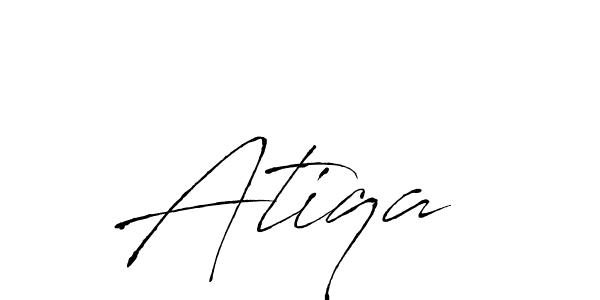 It looks lik you need a new signature style for name Atiqa . Design unique handwritten (Antro_Vectra) signature with our free signature maker in just a few clicks. Atiqa  signature style 6 images and pictures png