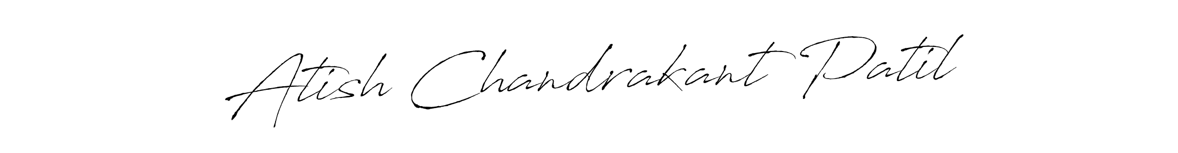 Make a beautiful signature design for name Atish Chandrakant Patil. With this signature (Antro_Vectra) style, you can create a handwritten signature for free. Atish Chandrakant Patil signature style 6 images and pictures png