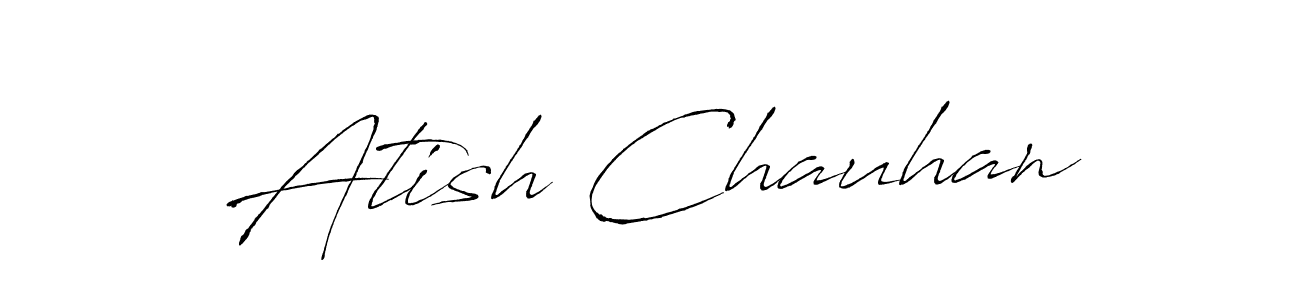 You can use this online signature creator to create a handwritten signature for the name Atish Chauhan. This is the best online autograph maker. Atish Chauhan signature style 6 images and pictures png