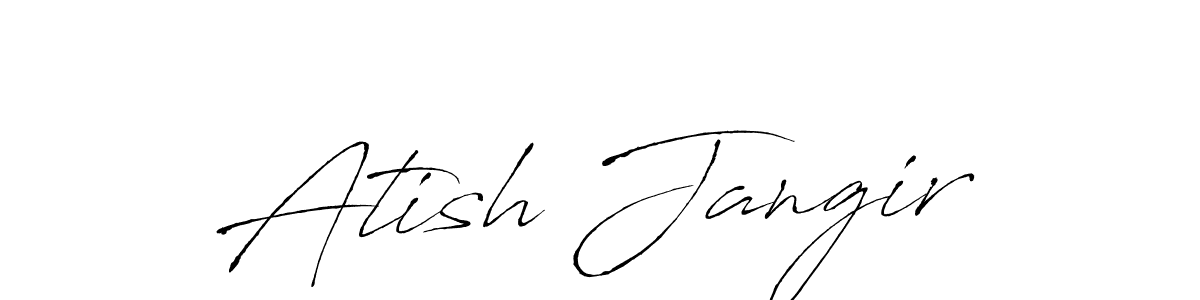 You should practise on your own different ways (Antro_Vectra) to write your name (Atish Jangir) in signature. don't let someone else do it for you. Atish Jangir signature style 6 images and pictures png