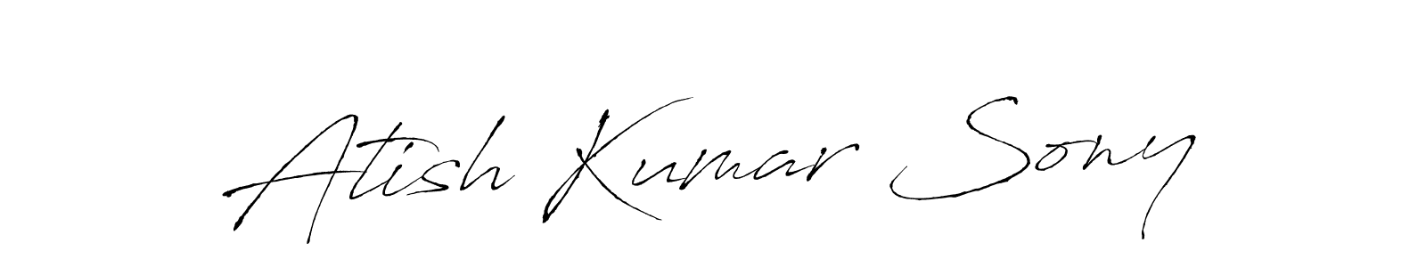 if you are searching for the best signature style for your name Atish Kumar Sony. so please give up your signature search. here we have designed multiple signature styles  using Antro_Vectra. Atish Kumar Sony signature style 6 images and pictures png