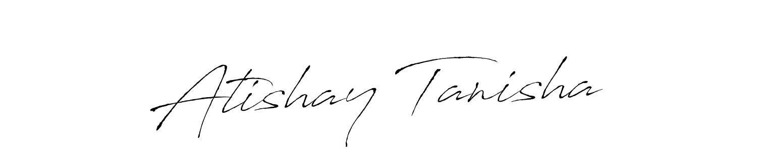 See photos of Atishay Tanisha official signature by Spectra . Check more albums & portfolios. Read reviews & check more about Antro_Vectra font. Atishay Tanisha signature style 6 images and pictures png