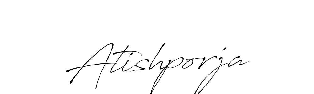 Design your own signature with our free online signature maker. With this signature software, you can create a handwritten (Antro_Vectra) signature for name Atishporja. Atishporja signature style 6 images and pictures png