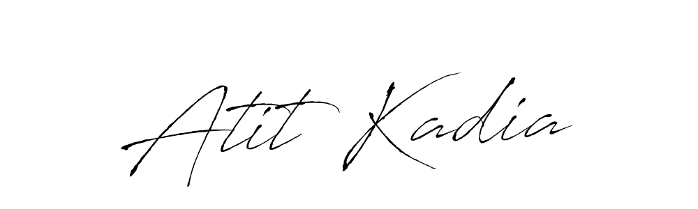 Antro_Vectra is a professional signature style that is perfect for those who want to add a touch of class to their signature. It is also a great choice for those who want to make their signature more unique. Get Atit Kadia name to fancy signature for free. Atit Kadia signature style 6 images and pictures png