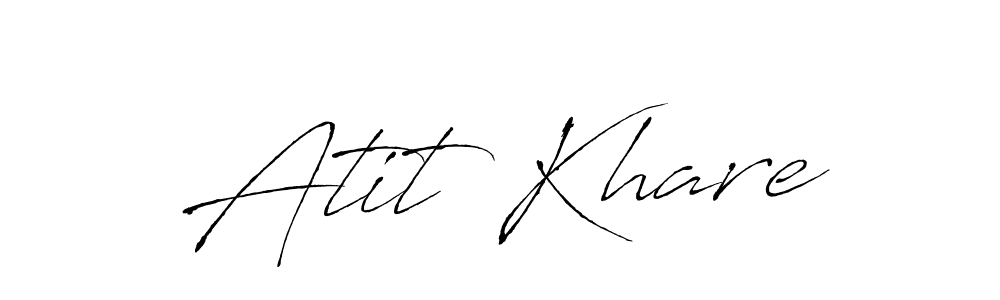 Make a beautiful signature design for name Atit Khare. Use this online signature maker to create a handwritten signature for free. Atit Khare signature style 6 images and pictures png