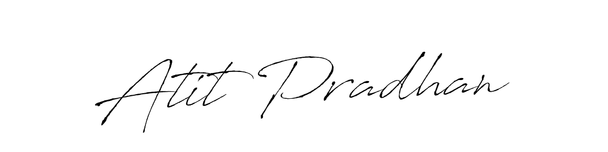 Also we have Atit Pradhan name is the best signature style. Create professional handwritten signature collection using Antro_Vectra autograph style. Atit Pradhan signature style 6 images and pictures png