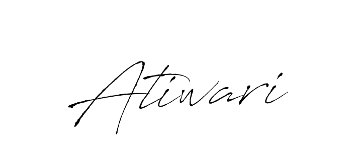 Make a beautiful signature design for name Atiwari. With this signature (Antro_Vectra) style, you can create a handwritten signature for free. Atiwari signature style 6 images and pictures png