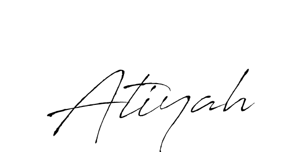Atiyah stylish signature style. Best Handwritten Sign (Antro_Vectra) for my name. Handwritten Signature Collection Ideas for my name Atiyah. Atiyah signature style 6 images and pictures png