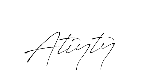 Make a beautiful signature design for name Atiyty. Use this online signature maker to create a handwritten signature for free. Atiyty signature style 6 images and pictures png