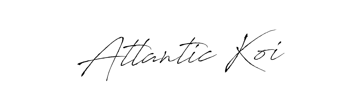 Once you've used our free online signature maker to create your best signature Antro_Vectra style, it's time to enjoy all of the benefits that Atlantic Koi name signing documents. Atlantic Koi signature style 6 images and pictures png