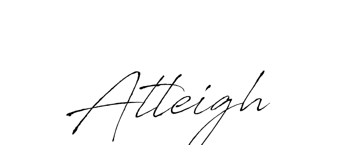 Atleigh stylish signature style. Best Handwritten Sign (Antro_Vectra) for my name. Handwritten Signature Collection Ideas for my name Atleigh. Atleigh signature style 6 images and pictures png