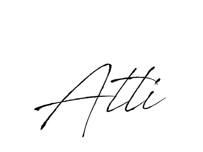 Design your own signature with our free online signature maker. With this signature software, you can create a handwritten (Antro_Vectra) signature for name Atli. Atli signature style 6 images and pictures png